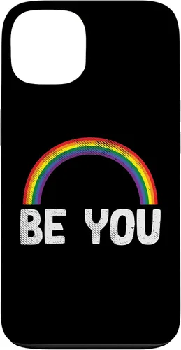 Vista 7 de Rainbow You Be LGBT Pride Flag Lesbian Gay Bi Trans Gift Case for iPhone 17
