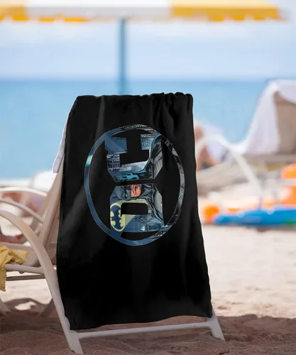 Vista 2 de LOGOVISION Batman Batman Dc - Toalla de playa con licencia oficial de 30 x 60 pulgadas