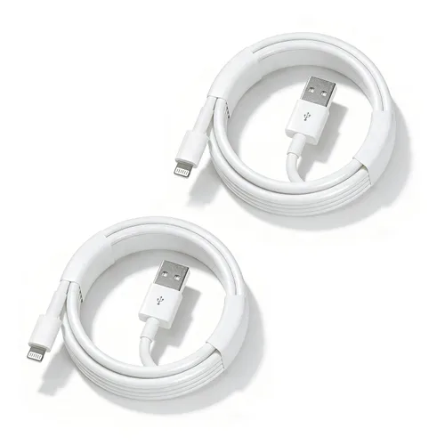 Vista 10 de [Certificado MFi de Apple] Cable USB A a Lightning corto de 3.3 pies, cable USB Carplay para automóvil, cable de carga Lightning compatible