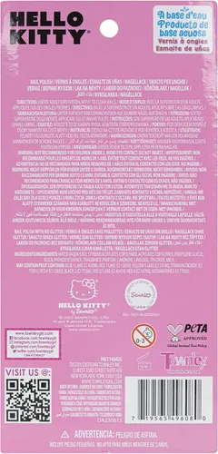 Vista 7 de Townley Girl Hello Kitty - Juego de 8 esmaltes de uñas, a base de agua, no tóxico, juego despegable para niñas y niños a partir de 3 años, perfecto