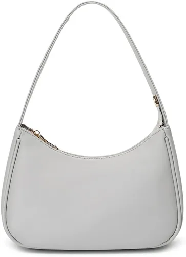 Vista 41 de CYHTWSDJ Bolsos de hombro para mujeres, lindo bolso tote tipo hobo con cierre de cremallera y mini cartera de mano Nailon Negro