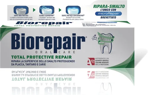 Vista 7 de Biorepair: Pasta de dientes "Total Protective Repair" con microRepair * Tubo de 2.5 onzas líquidas (75ml) * [Importación italiana]