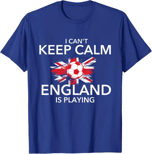Vista 23 de I Can't Keep Calm England Is Playing - Camiseta para amantes del fútbol, Negro