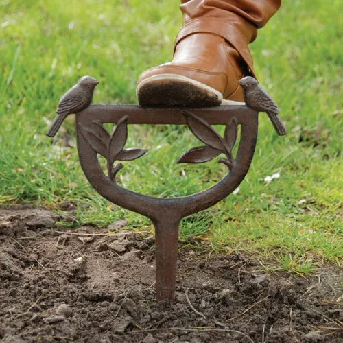 Vista 2 de Esschert Design USA BR07 Bird Silhouette - Rascador de bota, mediano, color verde