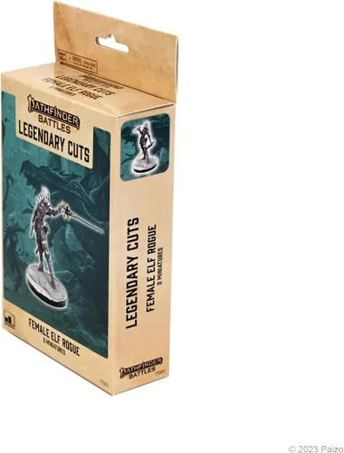 Vista 3 de WizKids Cortes legendarios de Pathfinder: pícaro elfo femenino