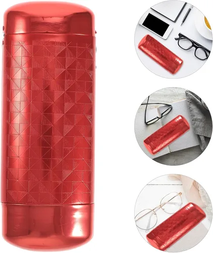 Vista 7 de TENDYCOCO Caso de gafas de sol Caso duro de aluminio para gafas para adultos (plata)