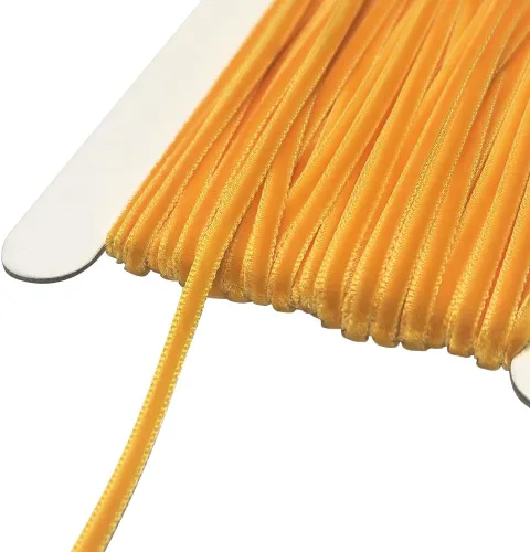 Vista 37 de Chenkou Craft Cinta de Terciopelo Beige 25 Yardas 1/4" Lotes a Granel (Beige, 1/4"(6mm))