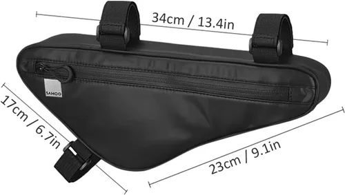 Vista 4 de Bolsa de almacenamiento de bicicleta 121469 Bolsa triangular de tubo superior de bicicleta resistente al agua Paquete de ciclismo Bolsa
