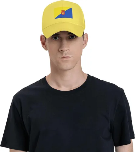 Vista 8 de Flag of Gran Canaria Baseball Cap for Men Women Classic Solid Color Adjustable Dad Hat