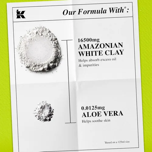 Vista 4 de Kiehl's Rare Earth - Limpiador diario de poros profundos, lavado facial exfoliante suave para piel grasa, desintoxica y exfolia la piel, minimiza