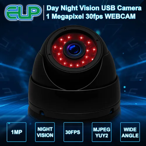 Vista 3 de Cámara Web USB estilo domo, cámaras web Adroid USB con FHD 1080P, 1MP, 1.3MP, 2MP, pequeña cámara USB Mac Linux, cámara estilo domo UVC de alta