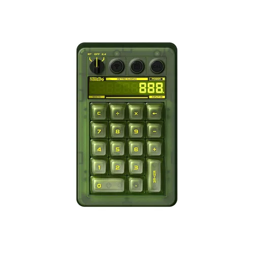 Vista 15 de 8BitDo Retro 18 Mechanical Numpad, Supports Calculator Mode, Bluetooth/2.4G/Wired Numpad for Windows and Android - C64 Edition