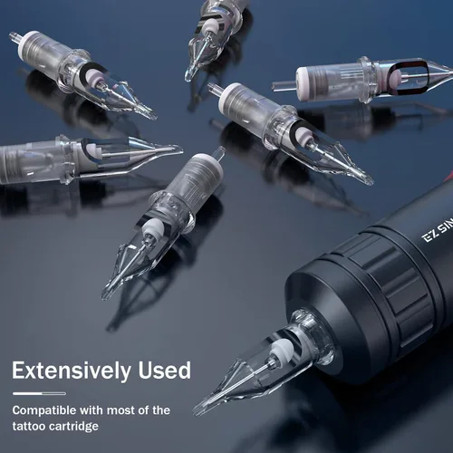 Vista 6 de EZ - 50 agujas de cartucho de tatuaje surtidas #12 (3RL 7RL 7RS 7M1 9RM) Cartuchos de aguja de tatuaje estándar para tatuar suministros de máquina