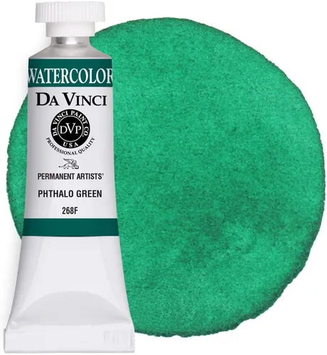 Vista 106 de DA VINCI PAINTS Pintura Acuarela Profesional para Artistas, Azul Cobalto, 15mL