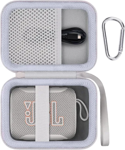 Vista 13 de Funda compatible con JBL Go 5/Go 4 Altavoz impermeable ultraportátil (funda morado)