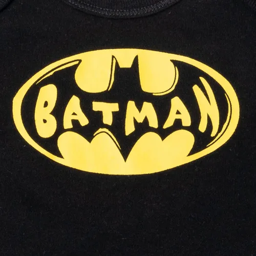 Vista 6 de DC Comics Conjunto de traje de 3 piezas para bebé de Batman body de peluche