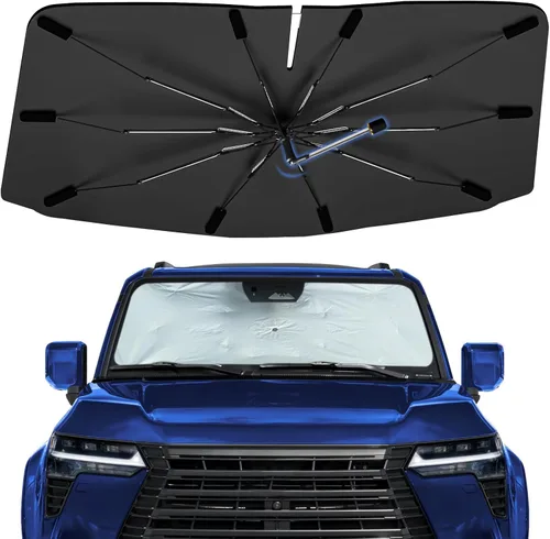 Vista 92 de Sombrilla Parasol para Parabrisas para Mazda 3 2014-2026, Parasol Plegable para Coche para Ventana Delantera, Visera Protectora Solar Altamente