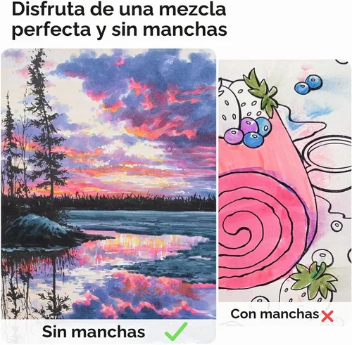 Vista 5 de Ohuhu Cuaderno de dibujo de 6.3 x 6.3 pulgadas para dibujar y dibujar