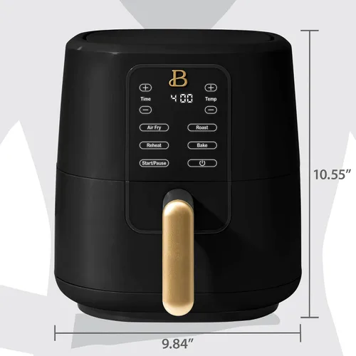 Vista 8 de Freidora de aire digital de 3 cuartos de galón, freidora de aire compacta para cocina pequeña con pantalla táctil, 4 funciones preestablecidas