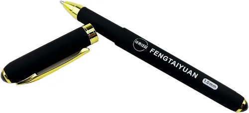 Vista 8 de Fengtaiyuan 10P18Pro, bolígrafos de tinta de gel, tinta negra, punta gruesa de 0.039 pulgadas, bolígrafos de escritura, suaves, paquete de 18