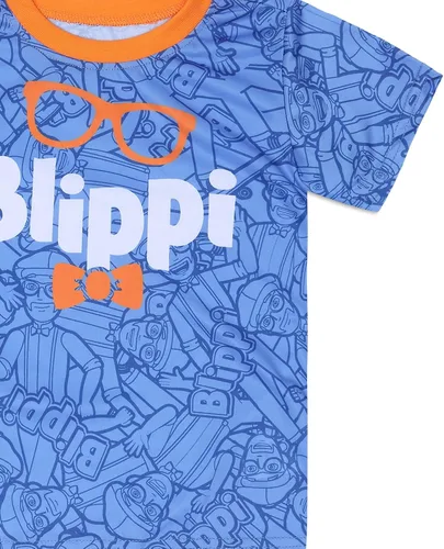 Vista 5 de Blippi Camiseta de manga corta para niños y niños pequeños