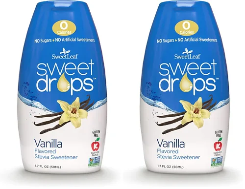 Vista 21 de SweetLeaf Sweet Drops - Edulcorante líquido de stevia saborizado, extracto de stevia, cero calorías, sin gluten, apto para dieta cetogénica, sin