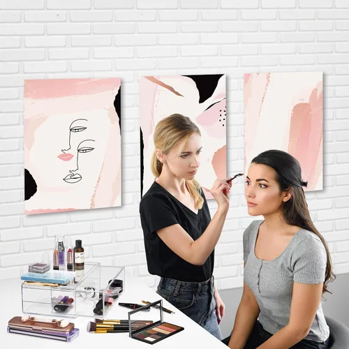 Vista 2 de Sorbus Cajones acrílicos apilables, 1 cajón de almacenamiento transparente para organizar paletas de maquillaje, accesorios para el cabello de uñas
