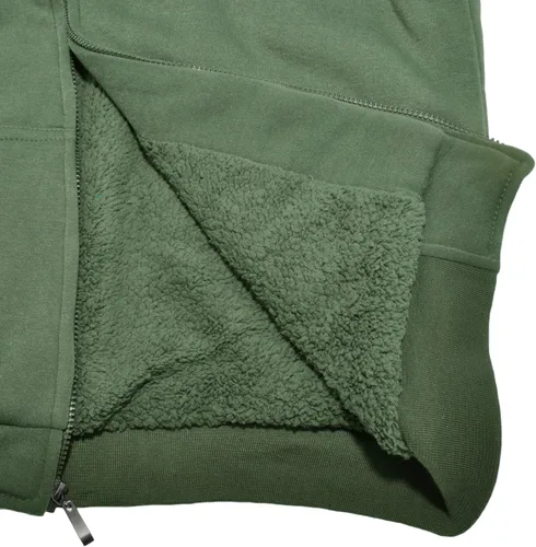 Vista 41 de Chaqueta con capucha con cremallera completa y forro de sherpa