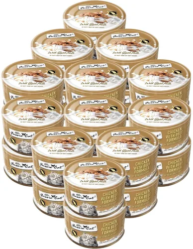 Vista 9 de Fussie Cat Premium Fórmula de atún húmeda sin grano para gato, 2.82 oz / 80 gramos, caja de 24