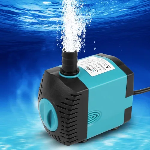 Vista 3 de Sumergible ultra silencioso, 3W-25W 220-240V 200L/H-1200L/H 1.6 ft-6.6 ft fuente, filtro sin peces, para peces de acuario, fuentes, agua que fluye