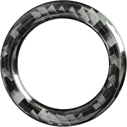 Vista 5 de SUNJIKA Compatible con cubierta de botón de arranque de motor interior de fibra de carbono para Jeep Grand Cherokee 2014, 2015, 2016, 2017, 2018