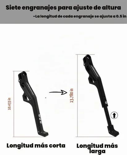 Vista 3 de JFG RACING Edirt Bike - Soporte ajustable para Surron Light Bee X/Eride Pro Negro