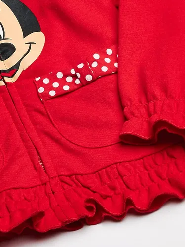 Vista 3 de Disney girls Minnie Polka-dot Bow Hoodie