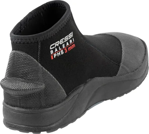 Vista 5 de Cressi Botas de buceo de neopreno para adultos con suela dura para protección contra exteriores, Baleari 0.118 in
