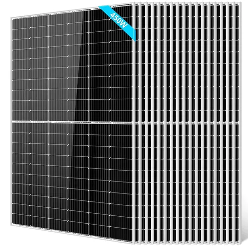 Vista 21 de SUNGOLDPOWER UL61730 Panel solar de 415 W, 6 unidades, monocristal, célula de clase A, negro, alta eficiencia, VMP 31.1V/PC, para sistema solar