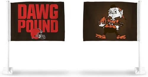 Vista 32 de Rico Industries NFL - Bandera de coche de doble cara, accesorio para coche