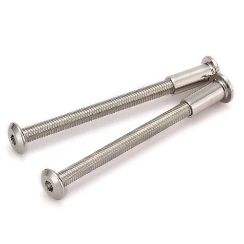 Vista 6 de 30 piezas M6 - Kit de conectores de junta de muebles y tuerca de casquillo, uso para pernos de cuna, pernos de cuna hexagonales, tornillos