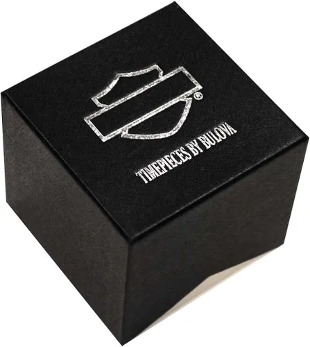 Vista 2 de Harley-Davidson 77L108 - Reloj de acero inoxidable para mujer color negro