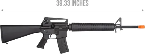 Vista 5 de GoldenBall & Eagle M16 - Rifle de aire comprimido de gas GBB de polímero de gas -350 FPS/negro