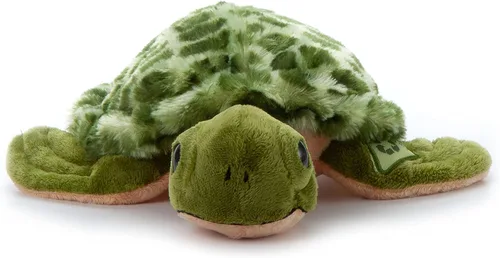 Vista 2 de The Petting Zoo Peluche de tortuga marina, regalos para niños, animales salvajes del océano Onez, juguete de peluche de tortuga marina de 14 pulgadas