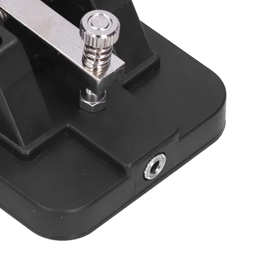 Vista 9 de Tecla de telégrafo, kit de práctica de código morse de telégrafo, llave de telégrafo y sonda, sintetizador y estación de trabajo, teclados de código