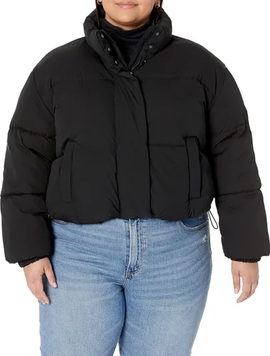 Vista 5 de Tienda Essentials Women's Crop Puffer Jacket (Available in Plus Size)