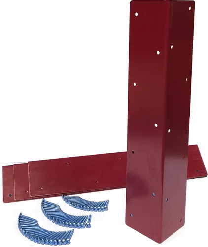 Vista 3 de Soportes de esquina elevados para cama de jardín de 20 a 24 pulgadas, juego de cuatro