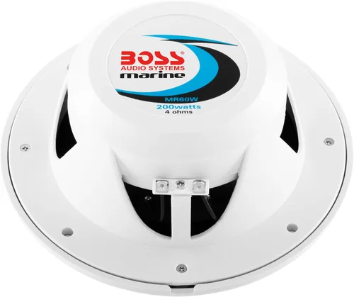 Vista 2 de BOSS Audio System gama completa – Altavoces marinos resistentes a la intemperie de 2 vías, se venden en pares