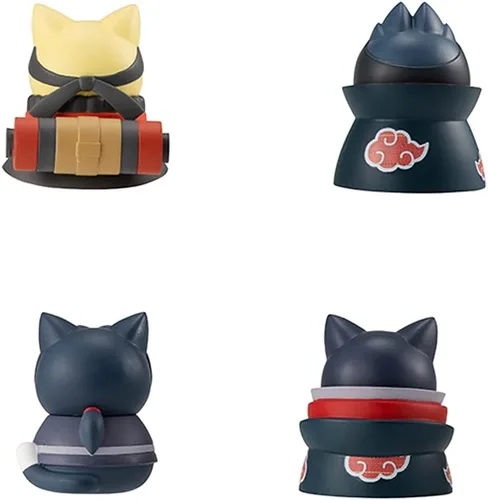 Vista 4 de Megahouse - Naruto Shippuden - Nyaruto Shippuden: Battle to defend Konoha!, Mega Cat Project (set completo con regalo)