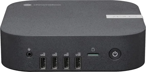 Vista 3 de ASUS Chromebox 5a con procesador Intel® Core™ i3-1315U, 8 GB de RAM DDR5, SSD M.2 PCIe G4x4 NVMe de 128 GB, pantalla cuádruple, Wi-Fi 6E