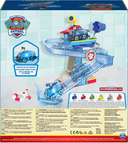 Vista 8 de Paw Patrol, Adventure Bay Juego de Baño con Vehículo de Chase con Luz, Juguete de Baño para Niños de 3 Años en Adelante