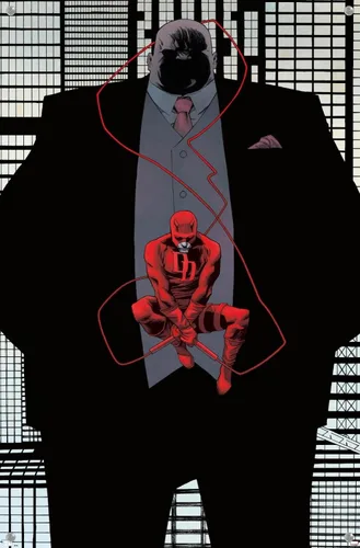 Vista 4 de Trends International Marvel Comics Daredevil - Póster de pared Kingpin Shadow con alfileres