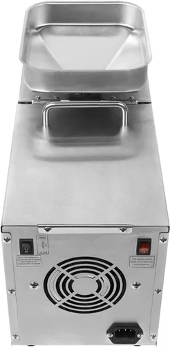 Vista 4 de Máquina de prensa de aceite comercial de 1500 W, expel, acero inoxidable de grado alimenticio, máquina de prensado de aceite de semillas de nueces