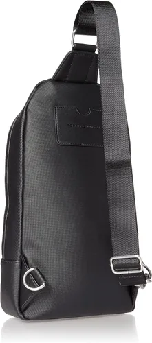 Vista 2 de Tommy Hilfiger Mochila Leo Sling para hombre negro Th Black talla única